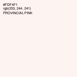 #FDF4F1 - Provincial Pink Color Image